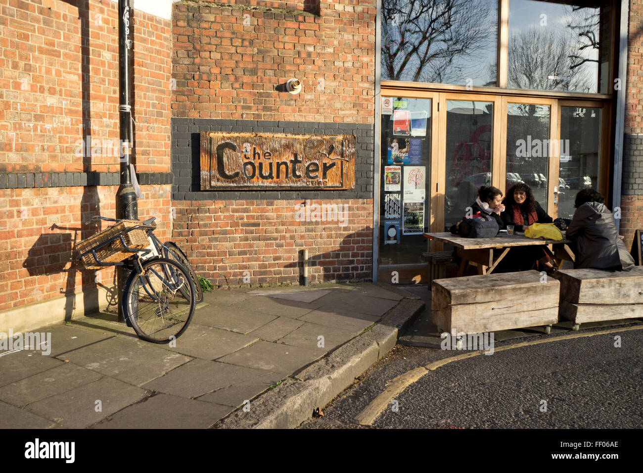 Old industrial warehouse converted to art gallery in Hackney Wick, in the East End of London, UK