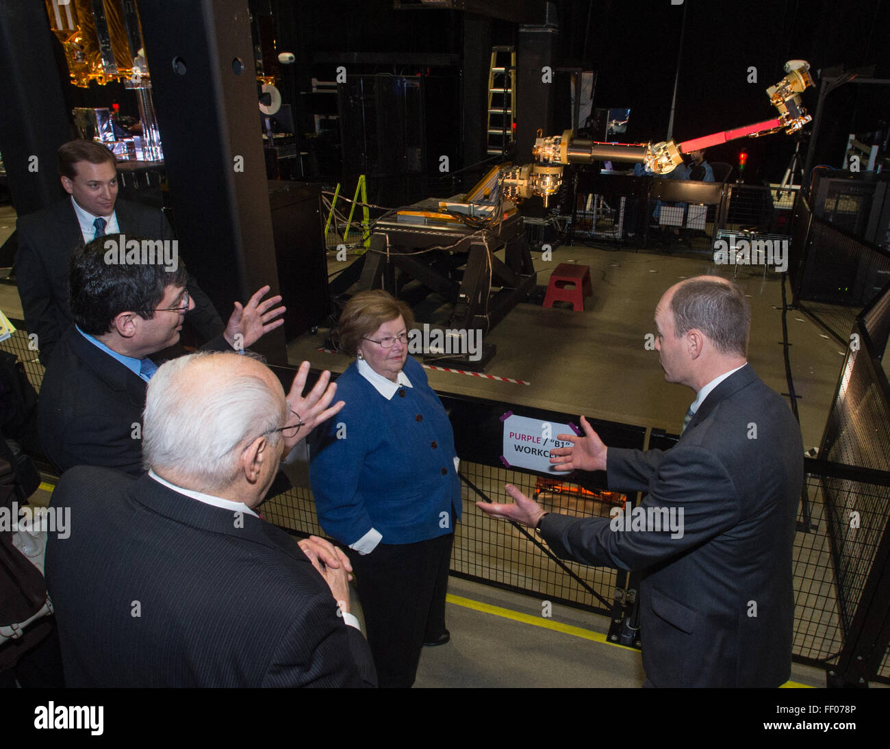 Senator Barbara Mikulski Visits NASA Goddard Stock Photo - Alamy