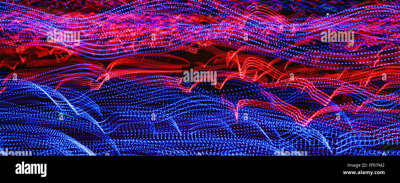 Blue and Red Lights Background Texture Stock Photo