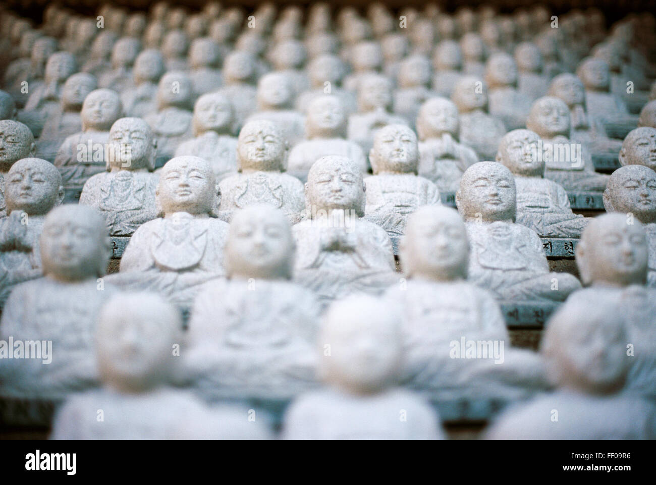 Meditating Monk Statues Meditating Monk Statues Stock Photo Alamy