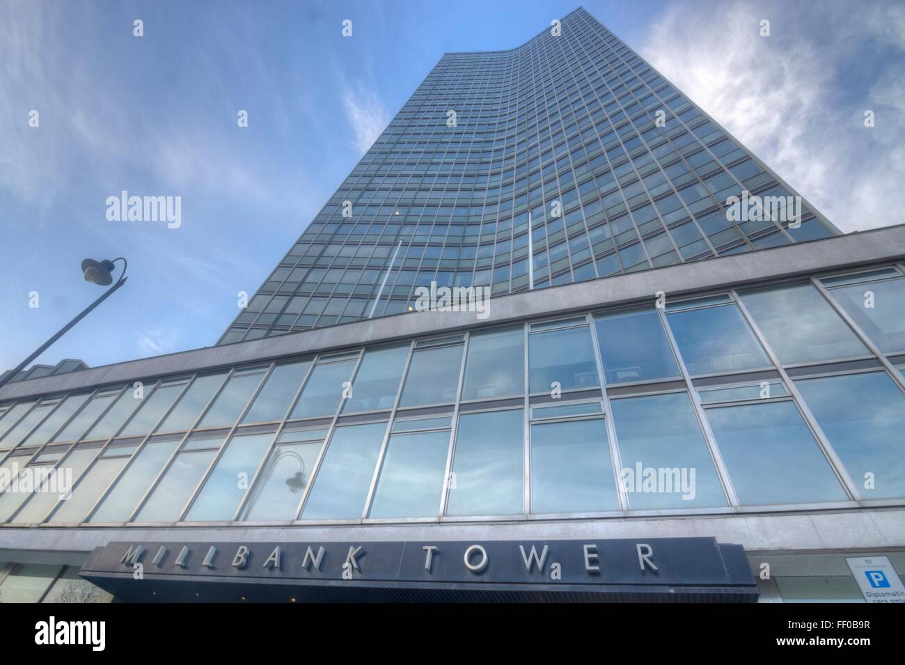 millbank Tower London Stock Photo Alamy