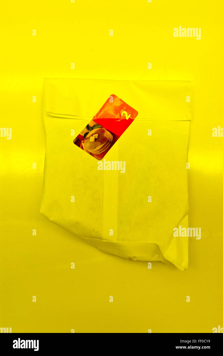 Prepackaged processed hotel breakfast food of little nutritional value