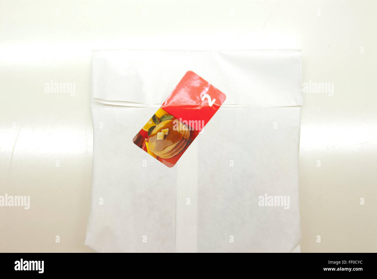 Prepackaged processed hotel breakfast food of little nutritional value