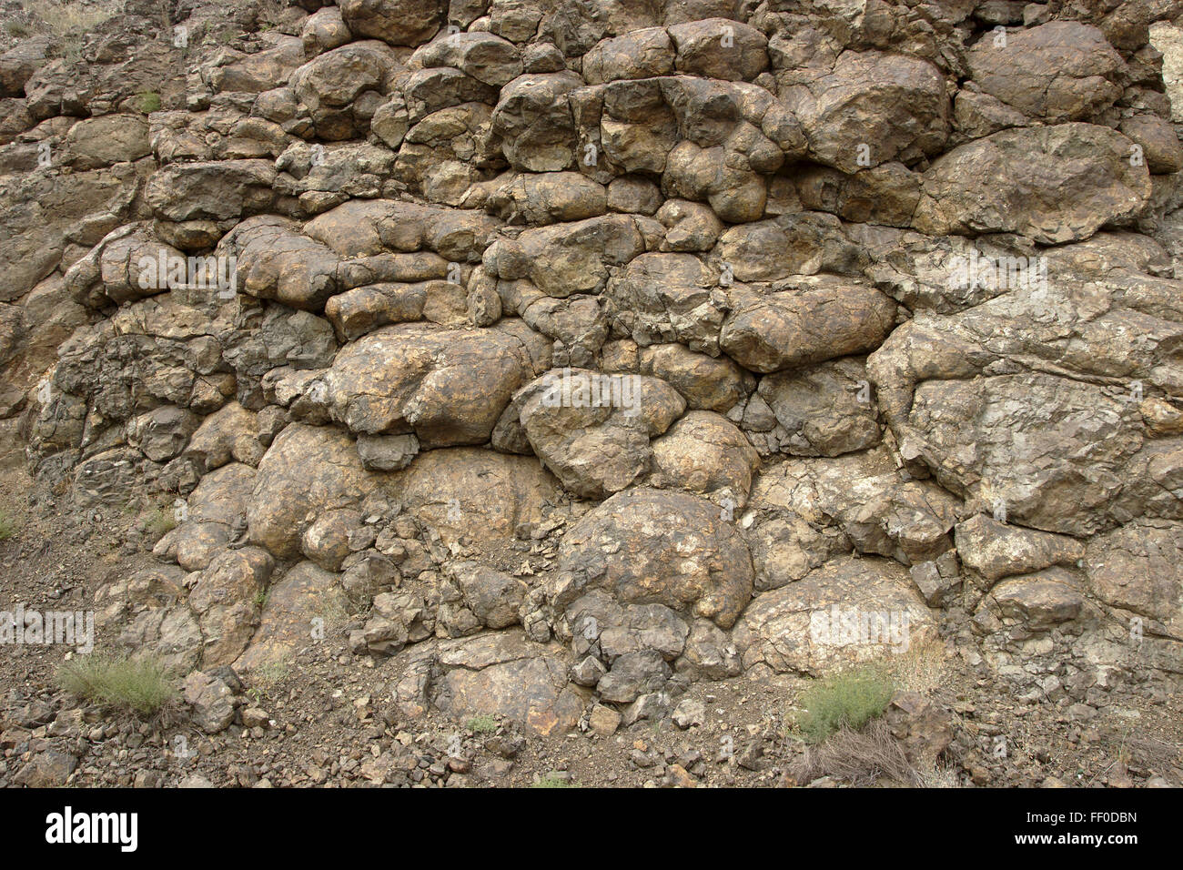 Pillow basalt in the Lesser Caucasus, NagornoKarabakh Stock Photo Alamy