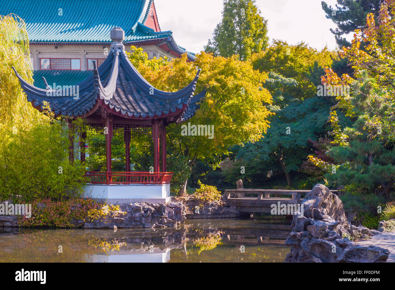 Chinese Garden, Vancouver, BC, Canada Stock Photo Alamy