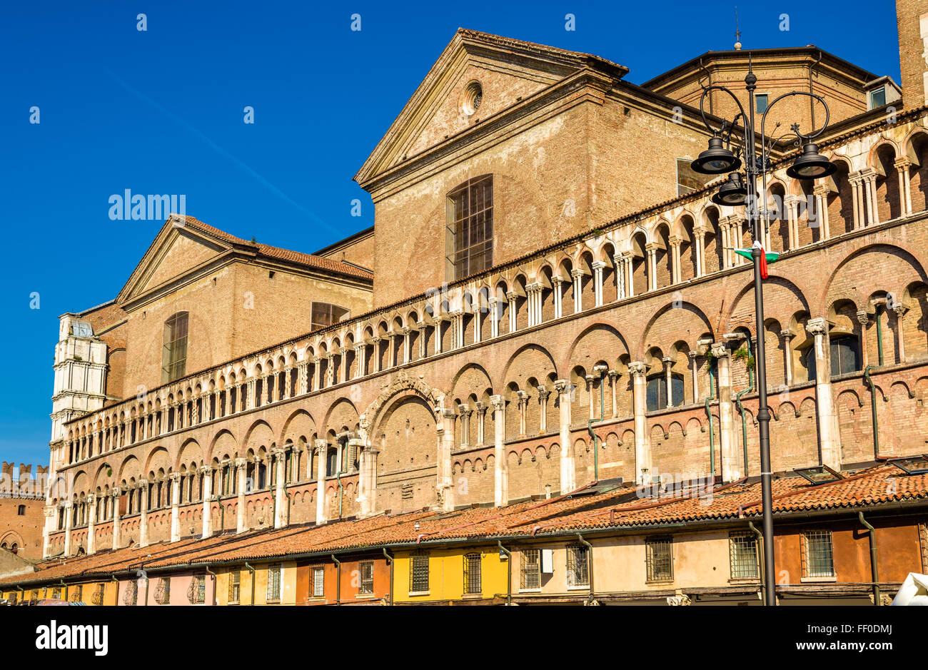Basilica Cattedrale di San Giorgio in Ferrara, Italy Stock Photo