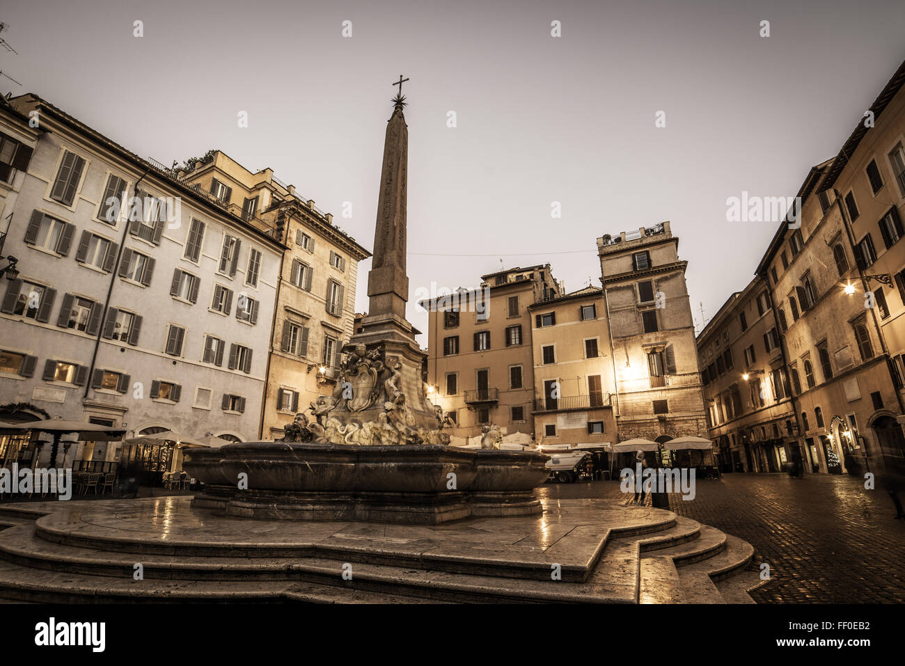 Rome, Italy: Piazza Rotonda Stock Photo