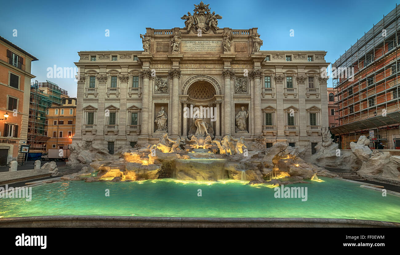 Rome, Italy: The Trevi Fountain Stock Photo
