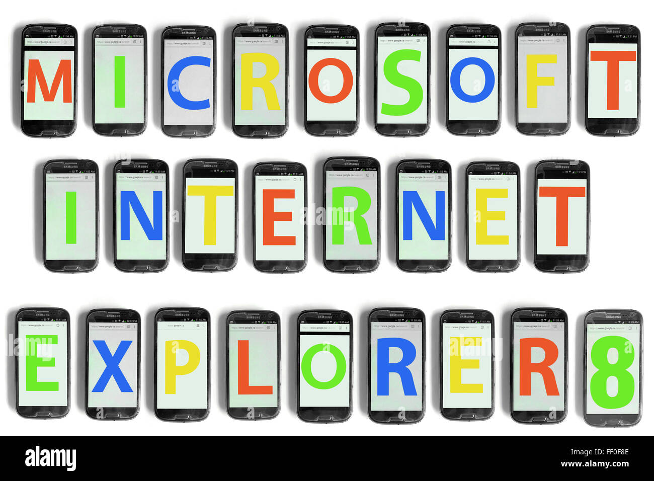 Microsoft internet explorer 8 hi-res stock photography and images - Alamy