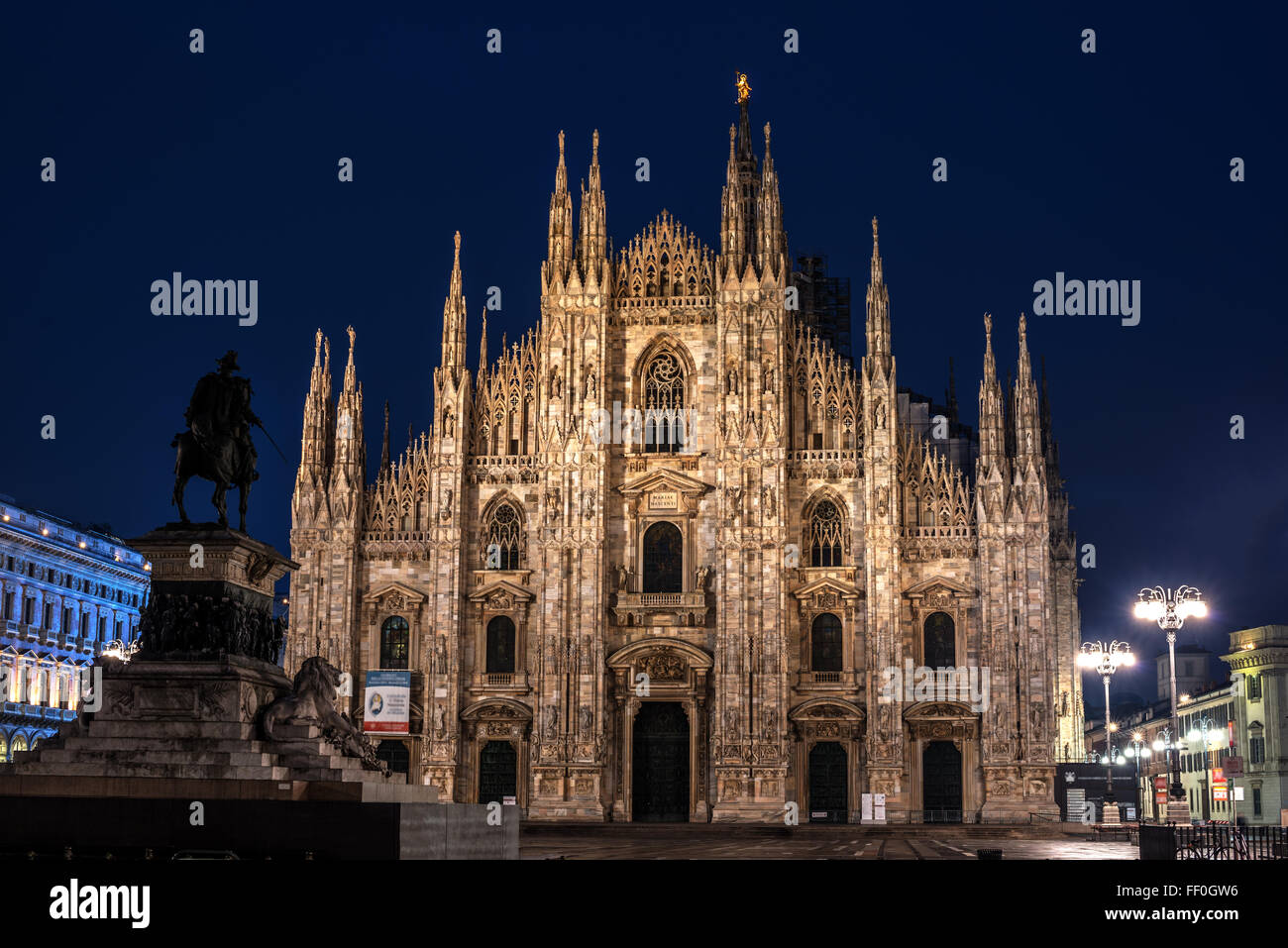 Milan, Italy:  Cathedral, Duomo di Milano Stock Photo
