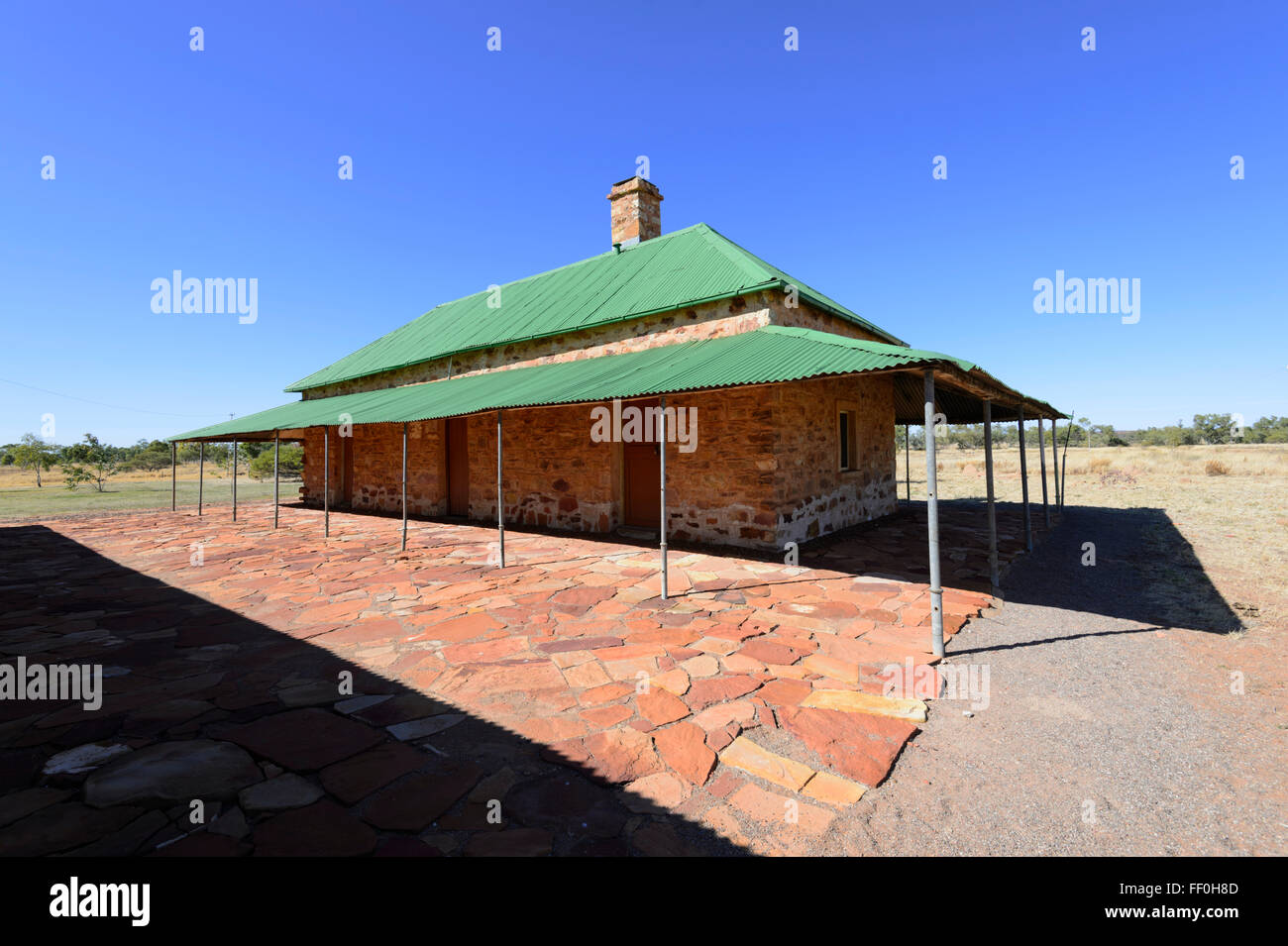 Historic Tennant Creek Telegraph Station, Northern Territory, NT, Australia Stock Photo