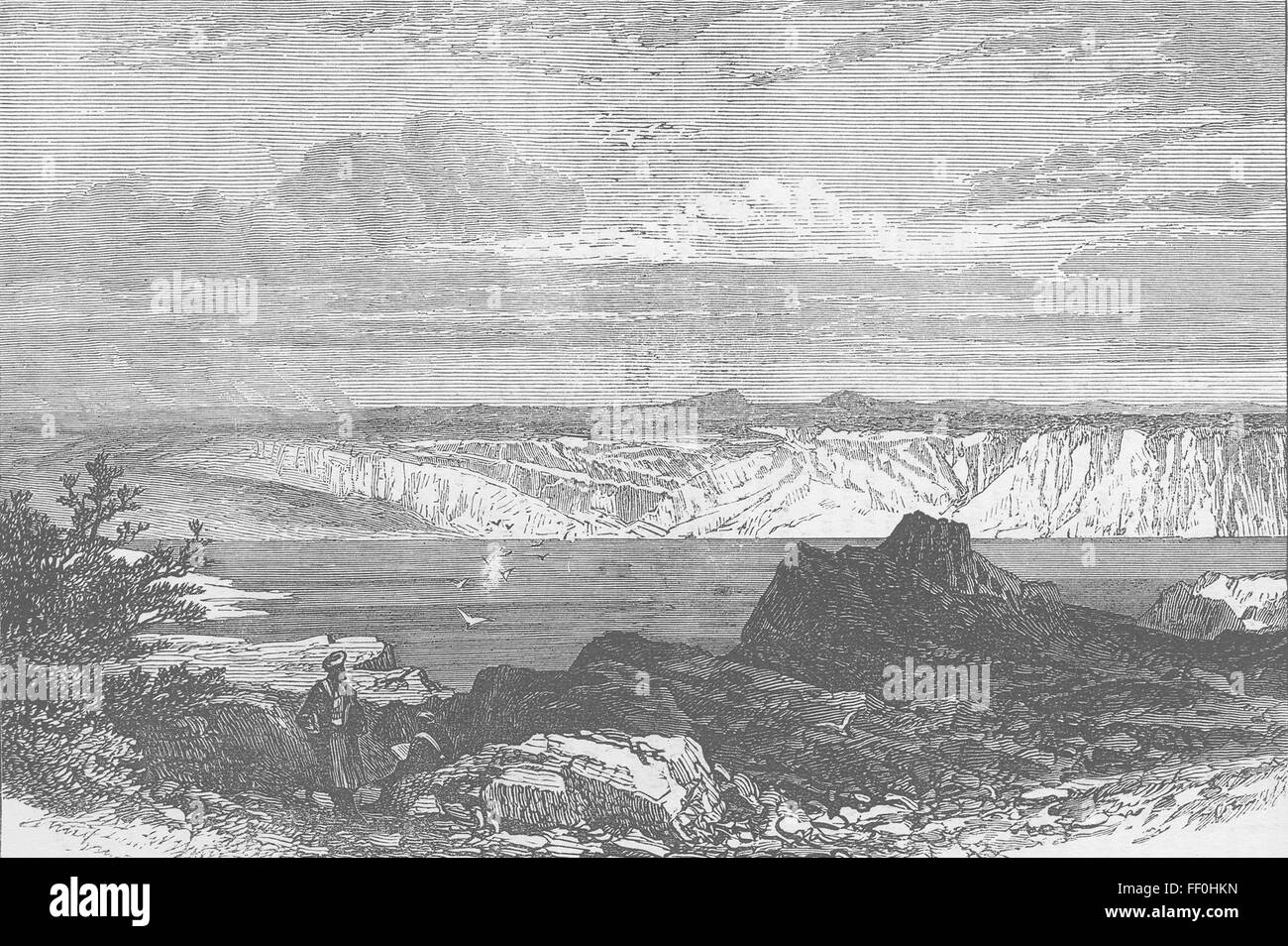 ISRAEL Palestine Sea of Galilee 1874. Illustrated London News Stock