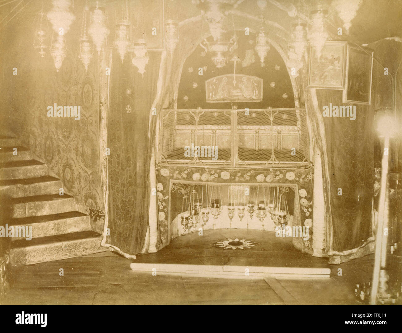 Grotto of the nativity hi-res stock photography and images - Alamy