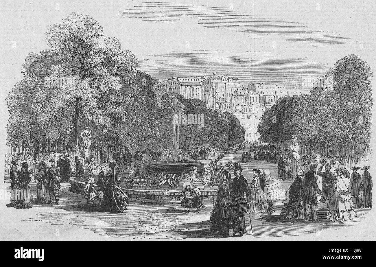 1856. Illustrated London News Stock Photo