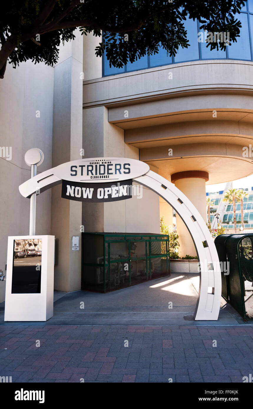Striders Club Lounge Gambling hall in San Diego California Stock Photo