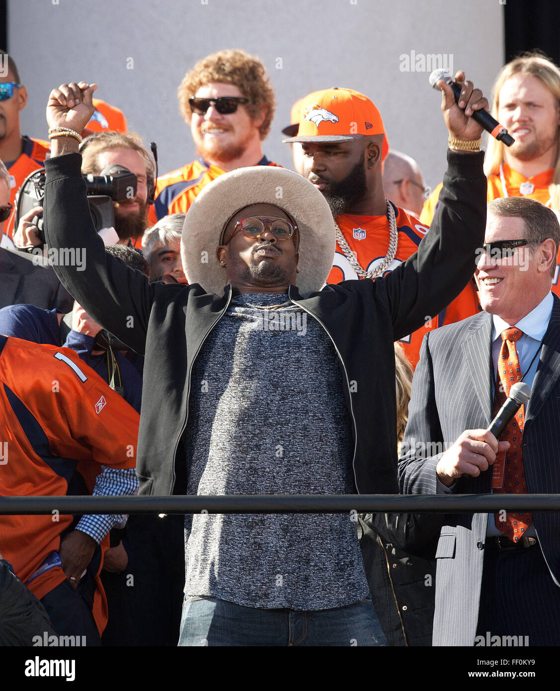 Denver, Colorado, USA. 9th Feb, 2016. Broncos Super Bowl MVP VON MILLER ...
