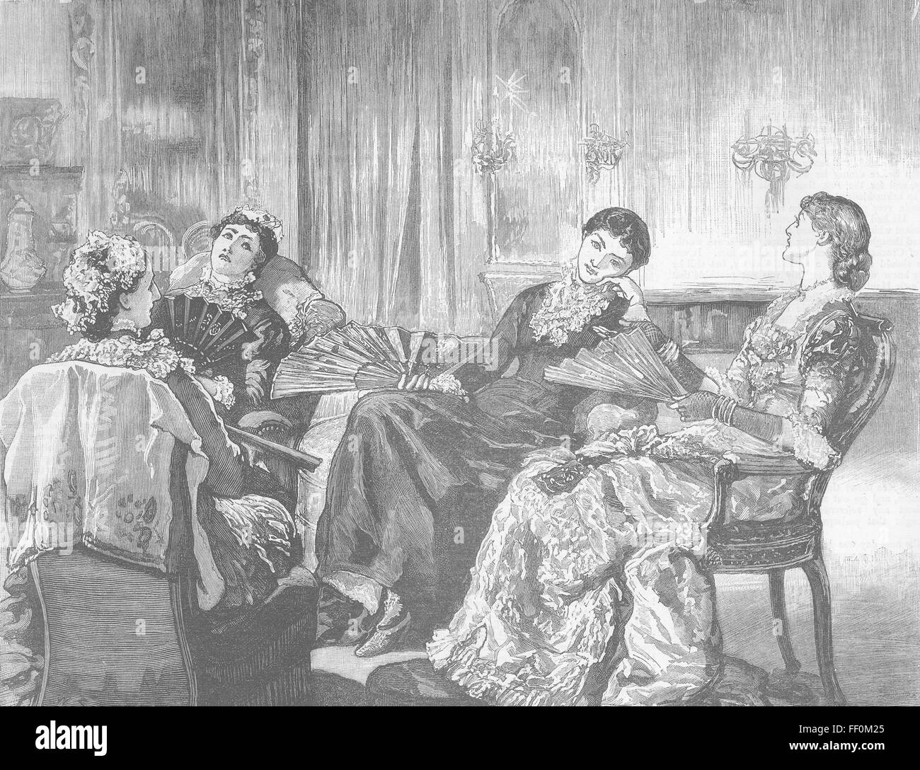 PRETTY LADIES Not Duca di Crinola, Lady Frances 1882. The Graphic Stock ...