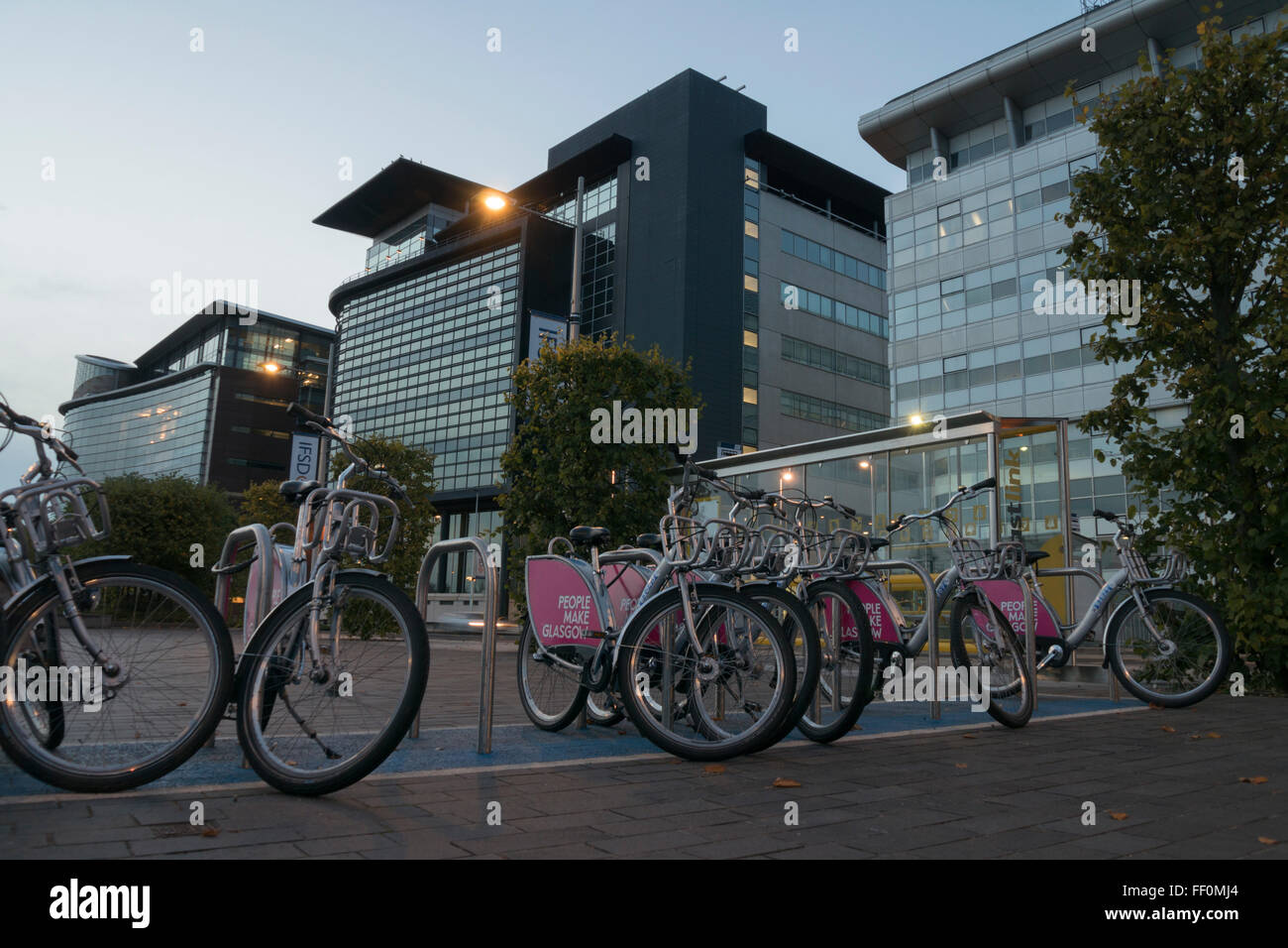 Glasgow Bike Station High Resolution Stock Photography and Images Alamy