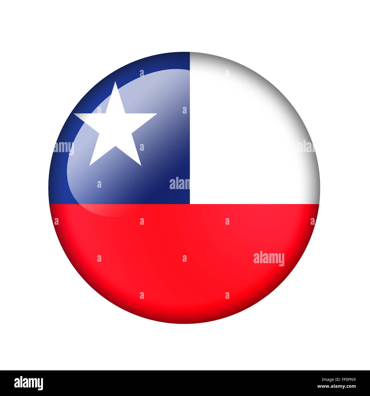 The Chile flag Stock Photo - Alamy