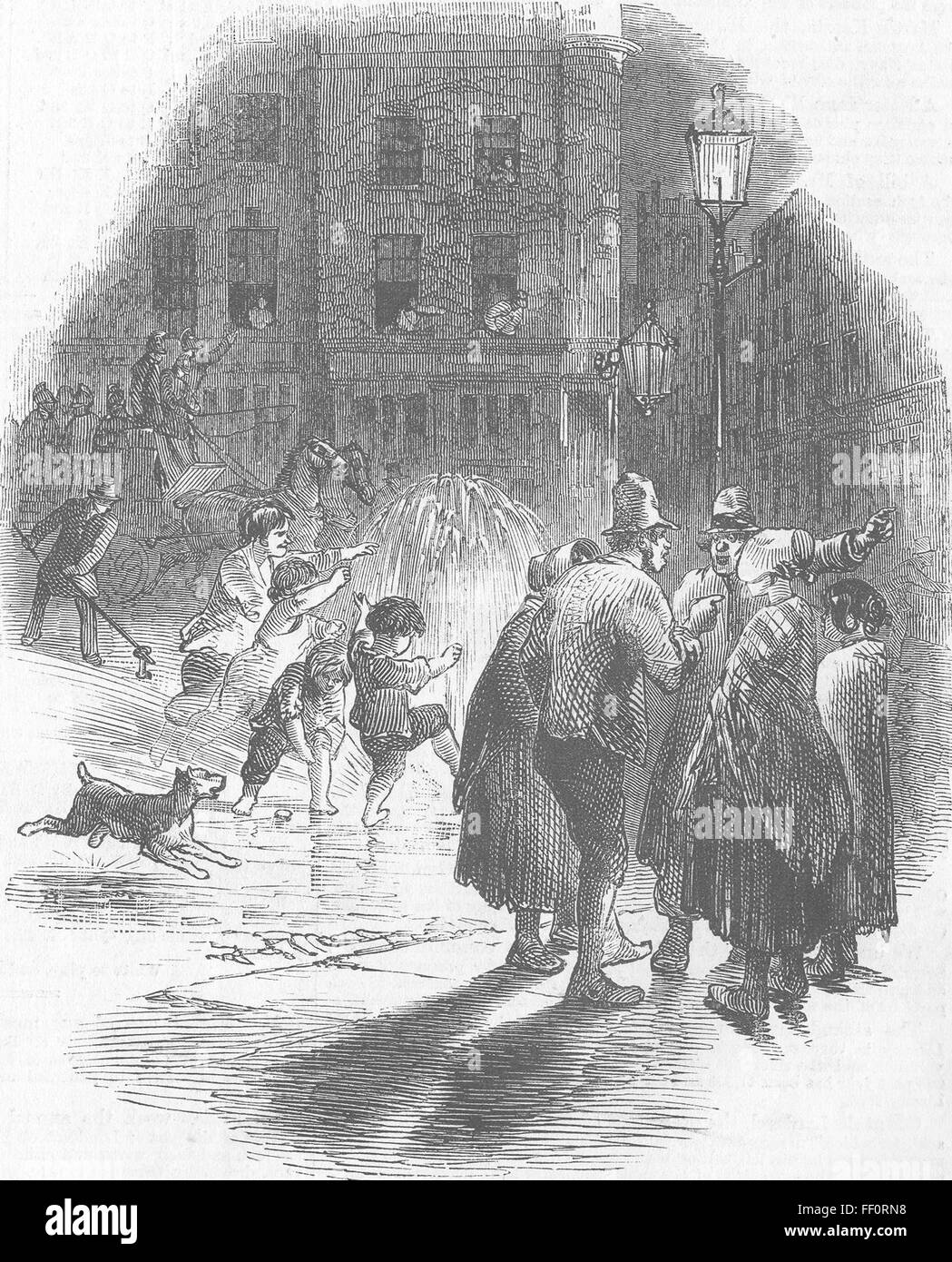 Plug Stock News >> Disasters Fire Plug 1858 Illustrated London News Stock Photo Plug Stock News >> Disasters Fire Plug 1858 Illustrated London News Stock Photo