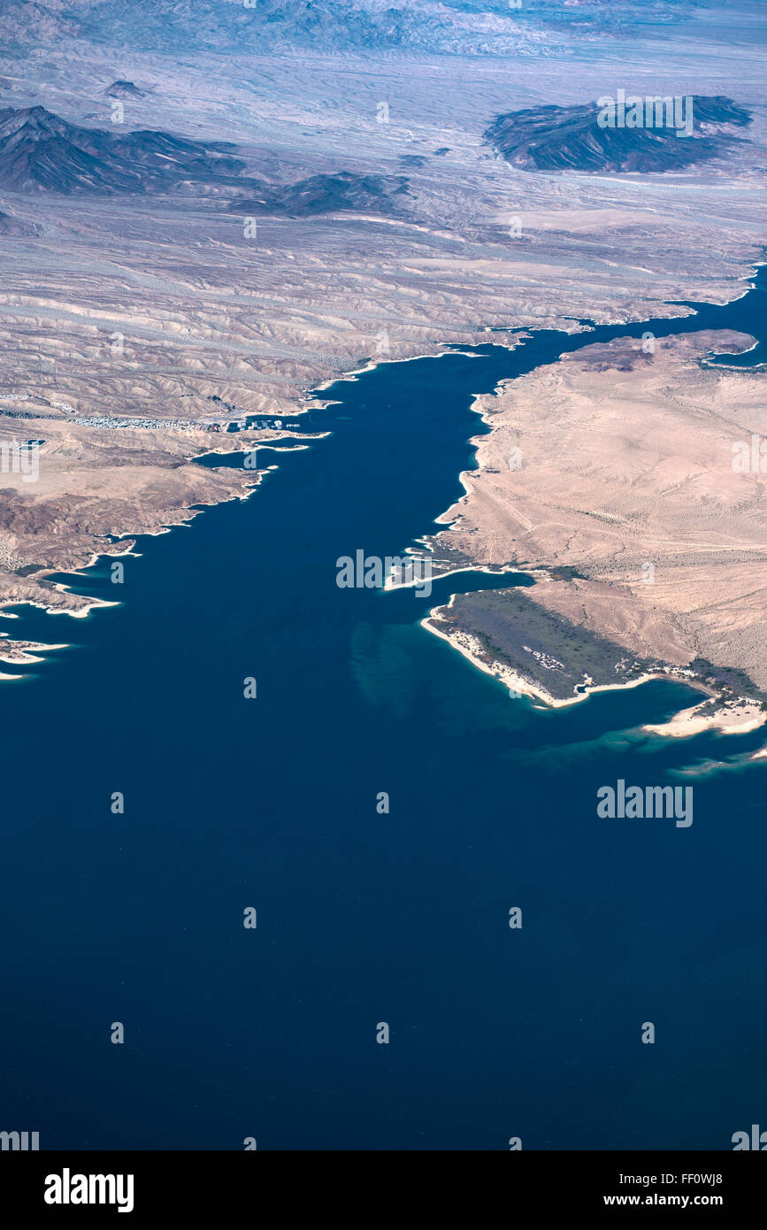 Aerial view of Lake Mohave, Nevada, United States Stock Photo Alamy