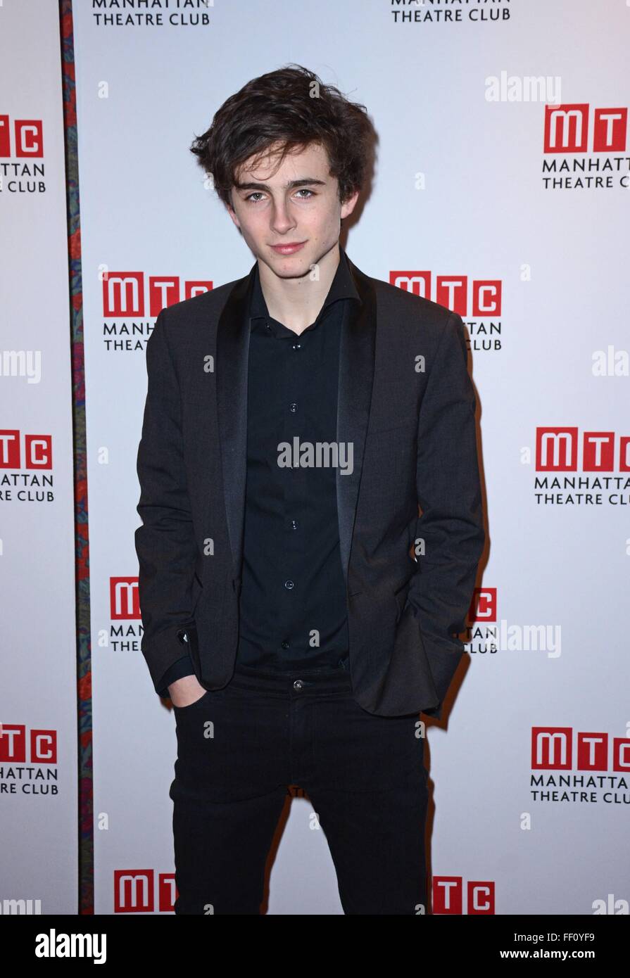 New York, NY, USA. 9th Feb, 2016. Timothee Chalamet in attendance for ...
