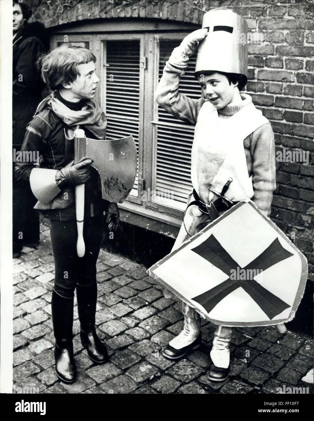 1978 - Danish Prince Dressed As A Knight Of Old: Crown Prince Frederik