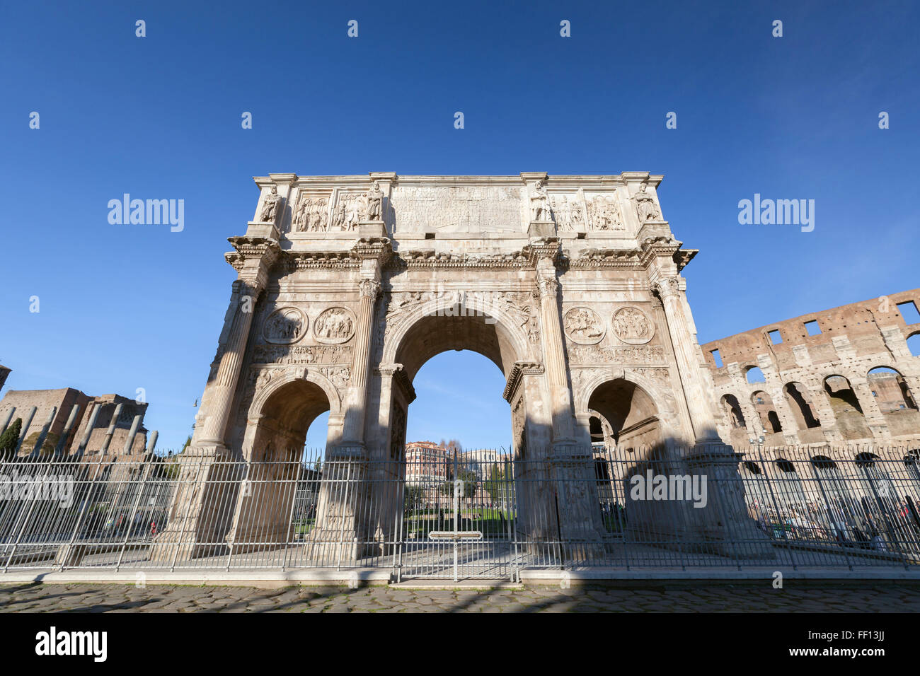 Arch of Constantine, Rome, Italy Stock Photo