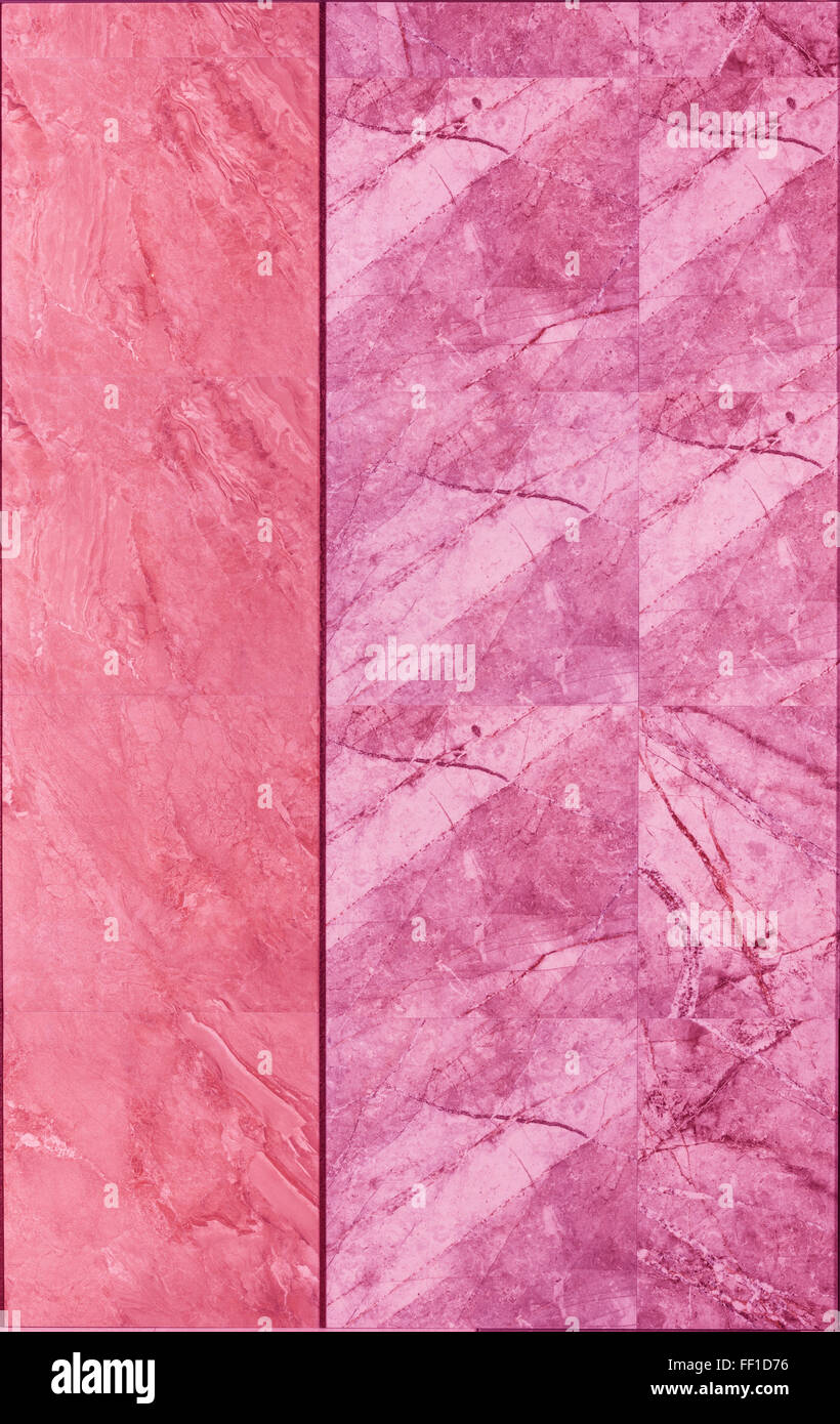 marble tile wall texture in pink color for interior Stock Photo Alamy