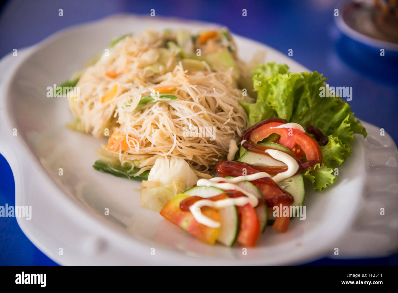Burmese noodles, Pyin Oo Lwin (Pyin U Lwin), Mandalay Region, Myanmar
