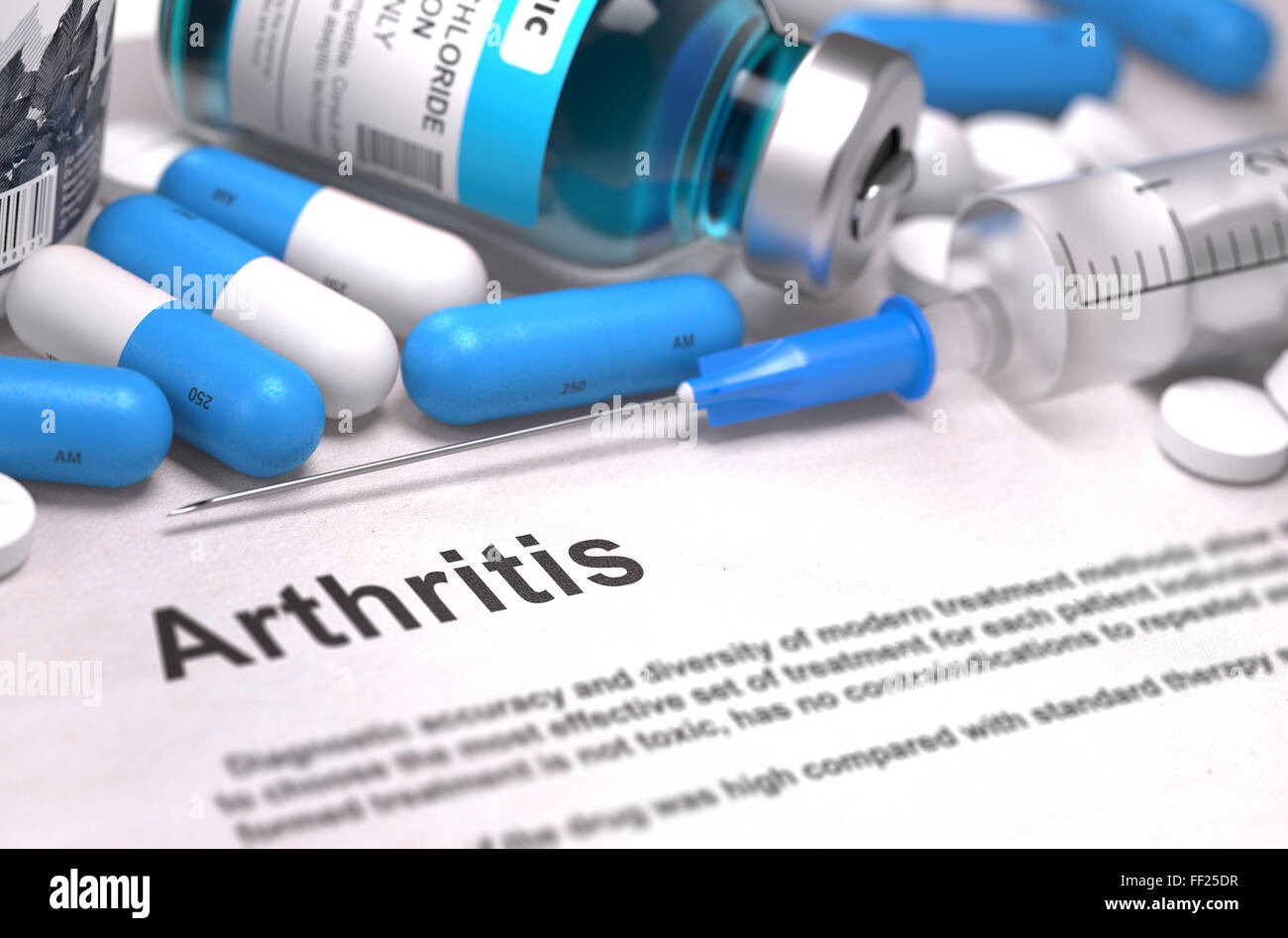Arthritis Diagnosis. Medical Concept. Stock Photo