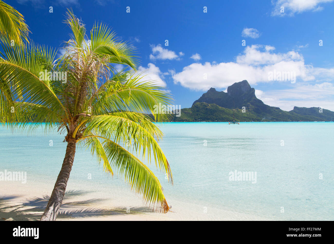 Bora Bora, Society IsRMands, French PoRMynesia, South Pacific, Pacific Stock Photo