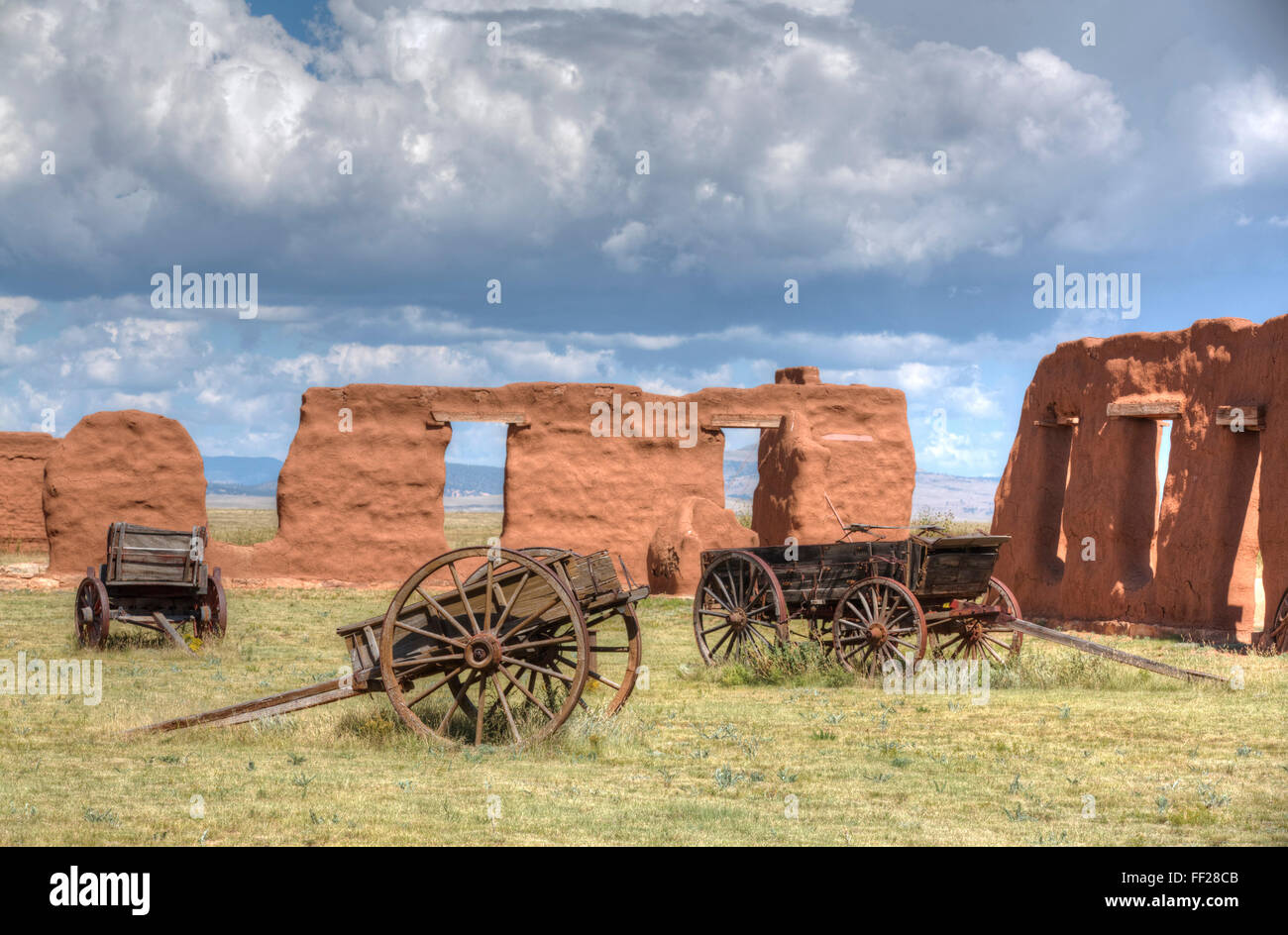 Fort Union NationaRM Monument, 1851-1891, New Mexico, United States of ...