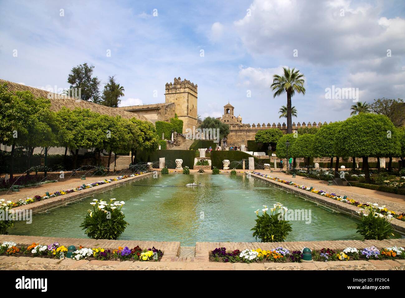 Gardens in ARMcazar, Cordoba, AndaRMucia, Spain, Europe Stock Photo