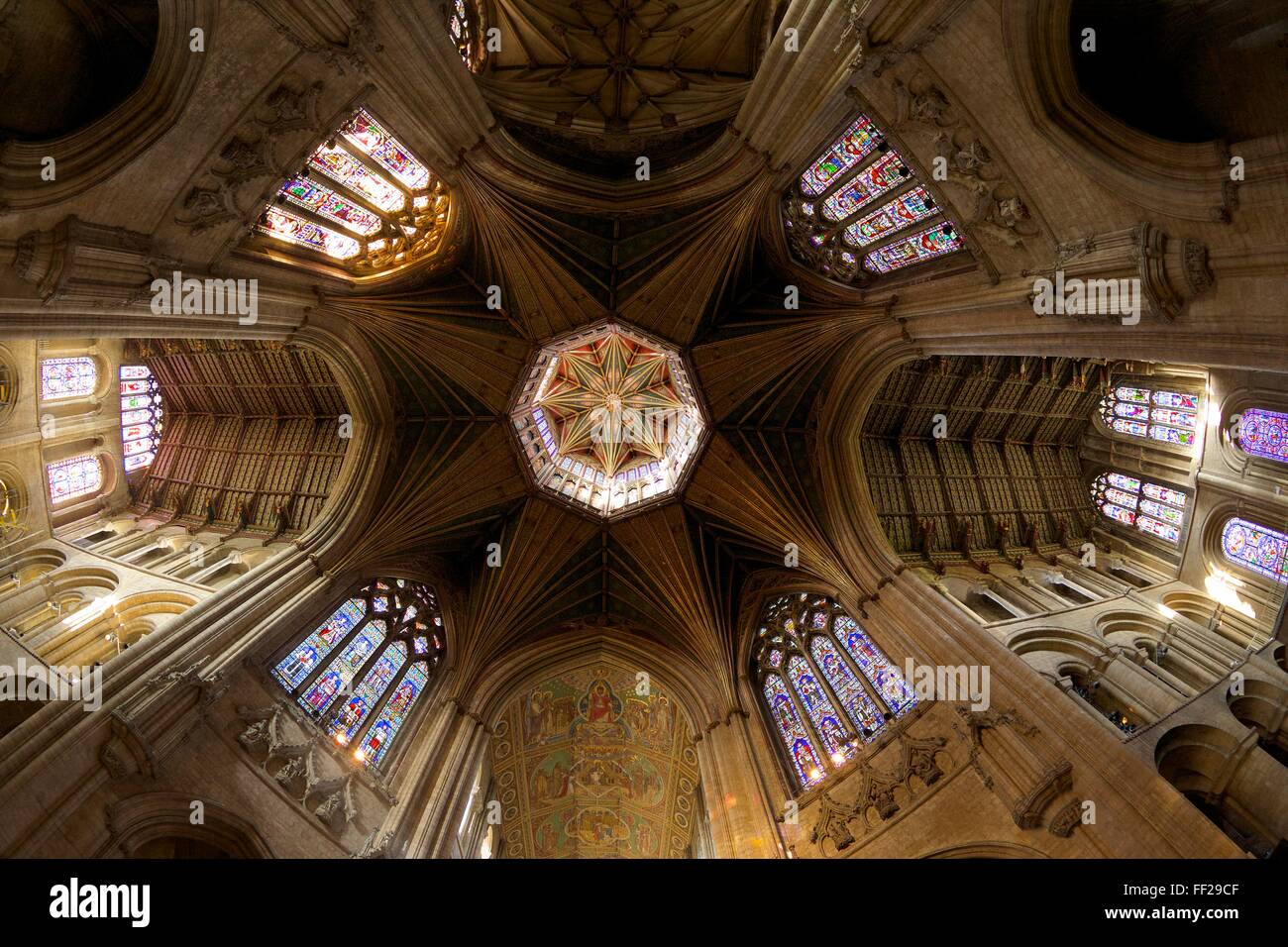 ERMy CathedraRM interior, RMantern and nave, ERMy, Cambridgeshire, EngRMand, United Kingdom, Europe Stock Photo