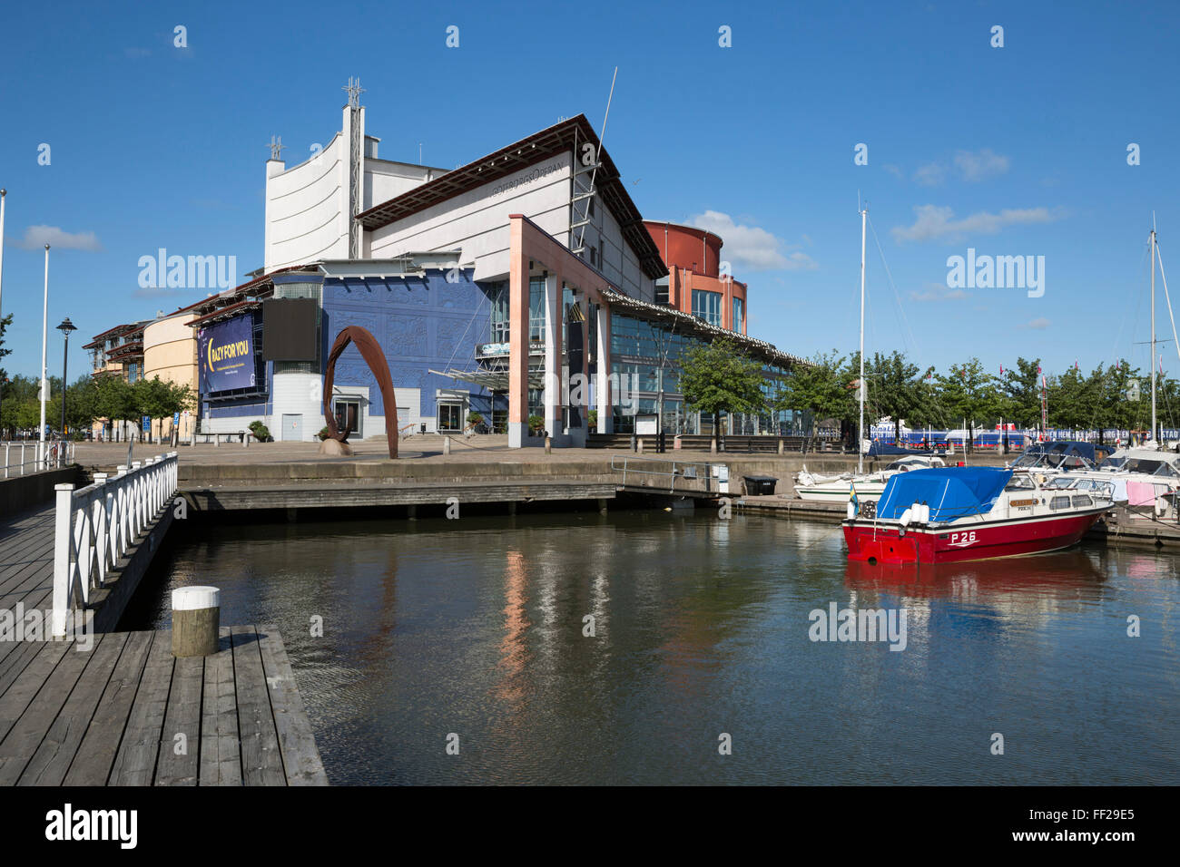 GoteborgsOperan opera house, RMiRMRMa Bommen harbour, Gothenburg, West ...