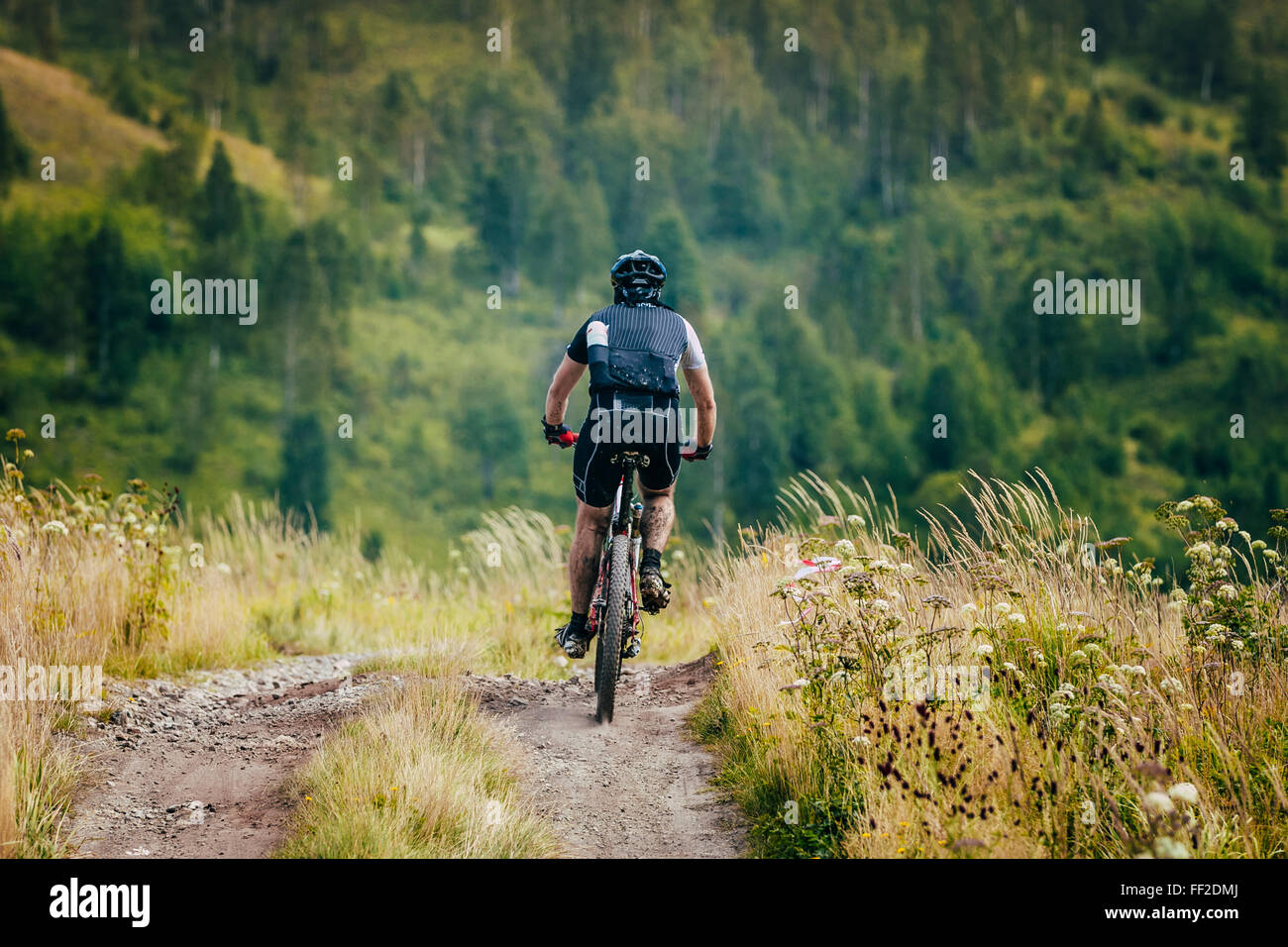 Yellow mountain bike hi-res stock photography and images - Alamy