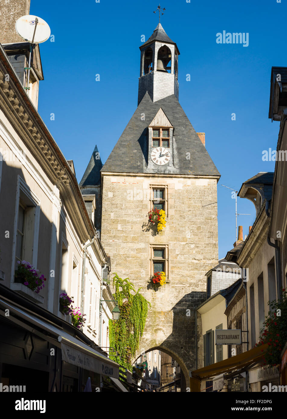 Amboise building details, Loire Valley, Centre of France Stock Photo