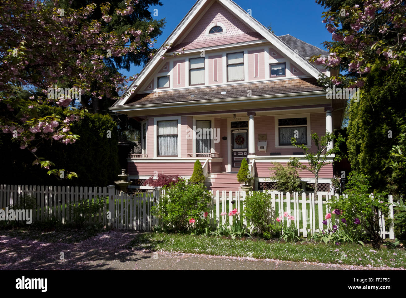Heritage Home In Queen S Park Neighbourhood Of New Westminster Bc Stock Photo Alamy