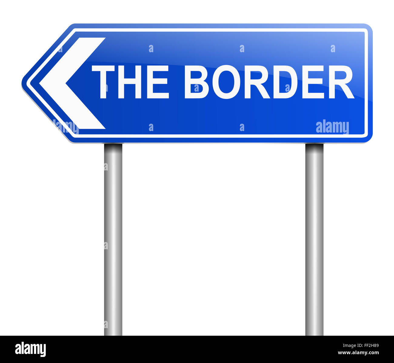 Border concept. Stock Photo
