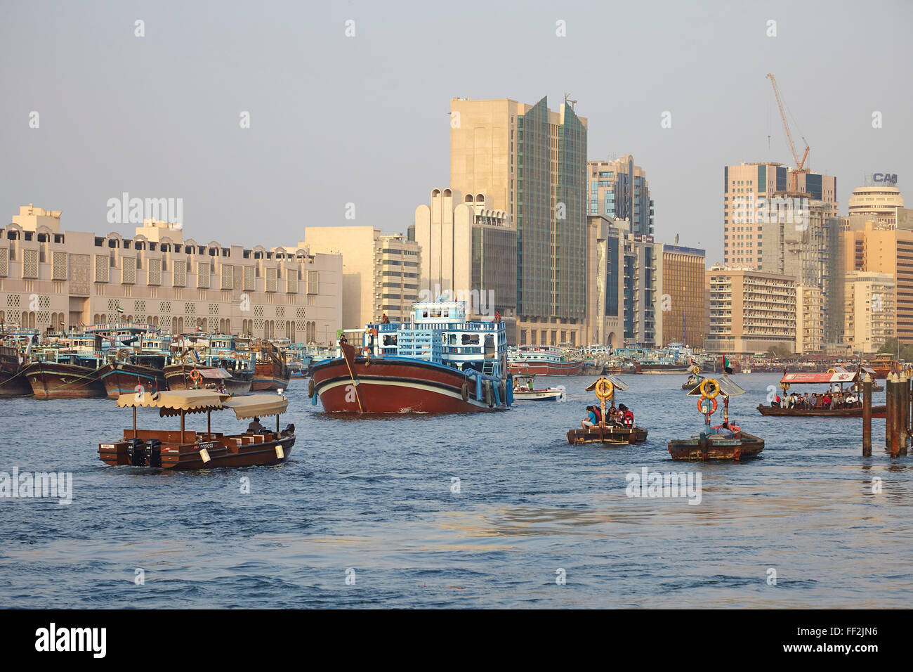 Dubai Creek, Dubai, United Arab Emirates, MiddRMe East Stock Photo