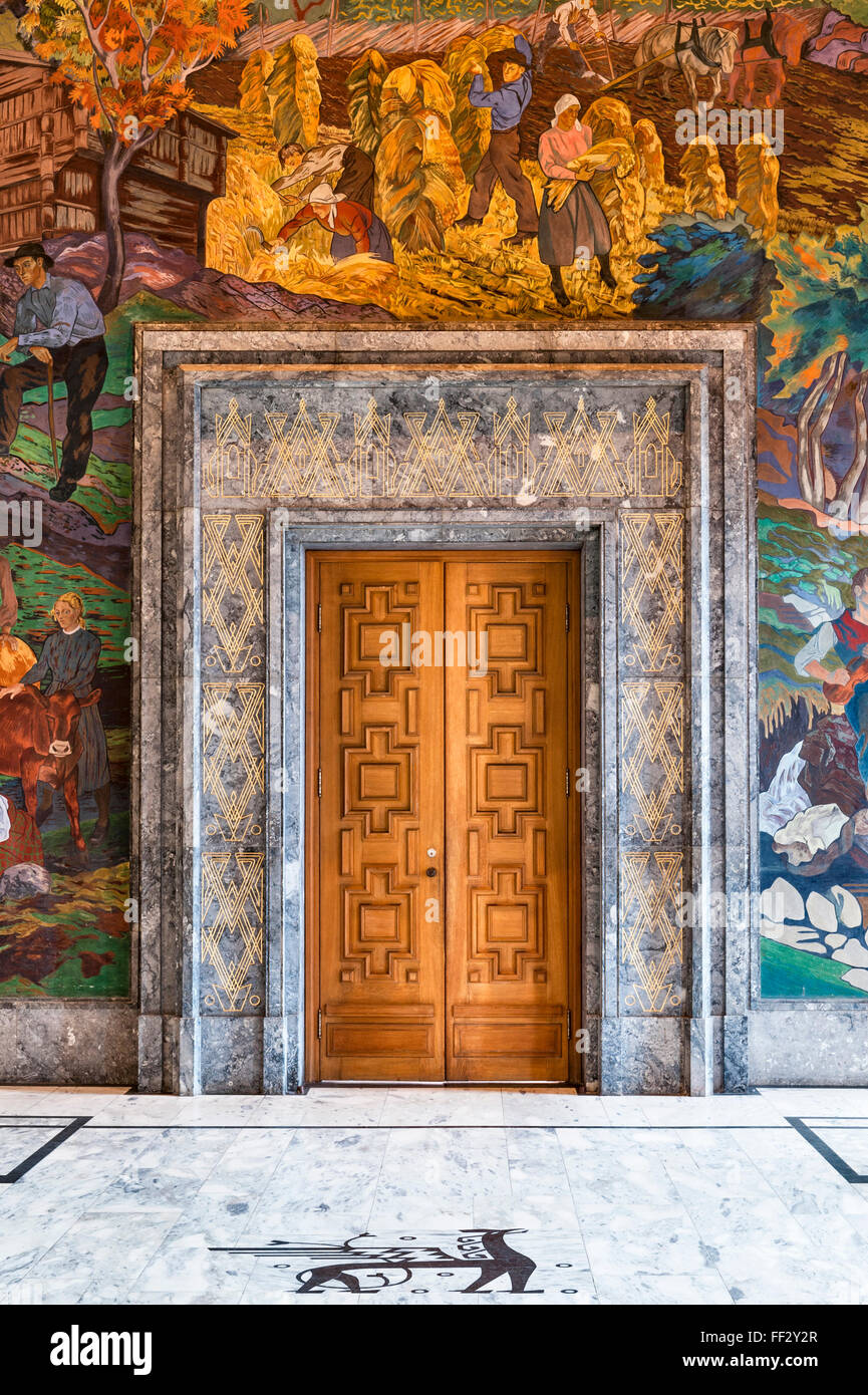 Oslo City Hall (Radhus), Norway Stock Photo - Alamy