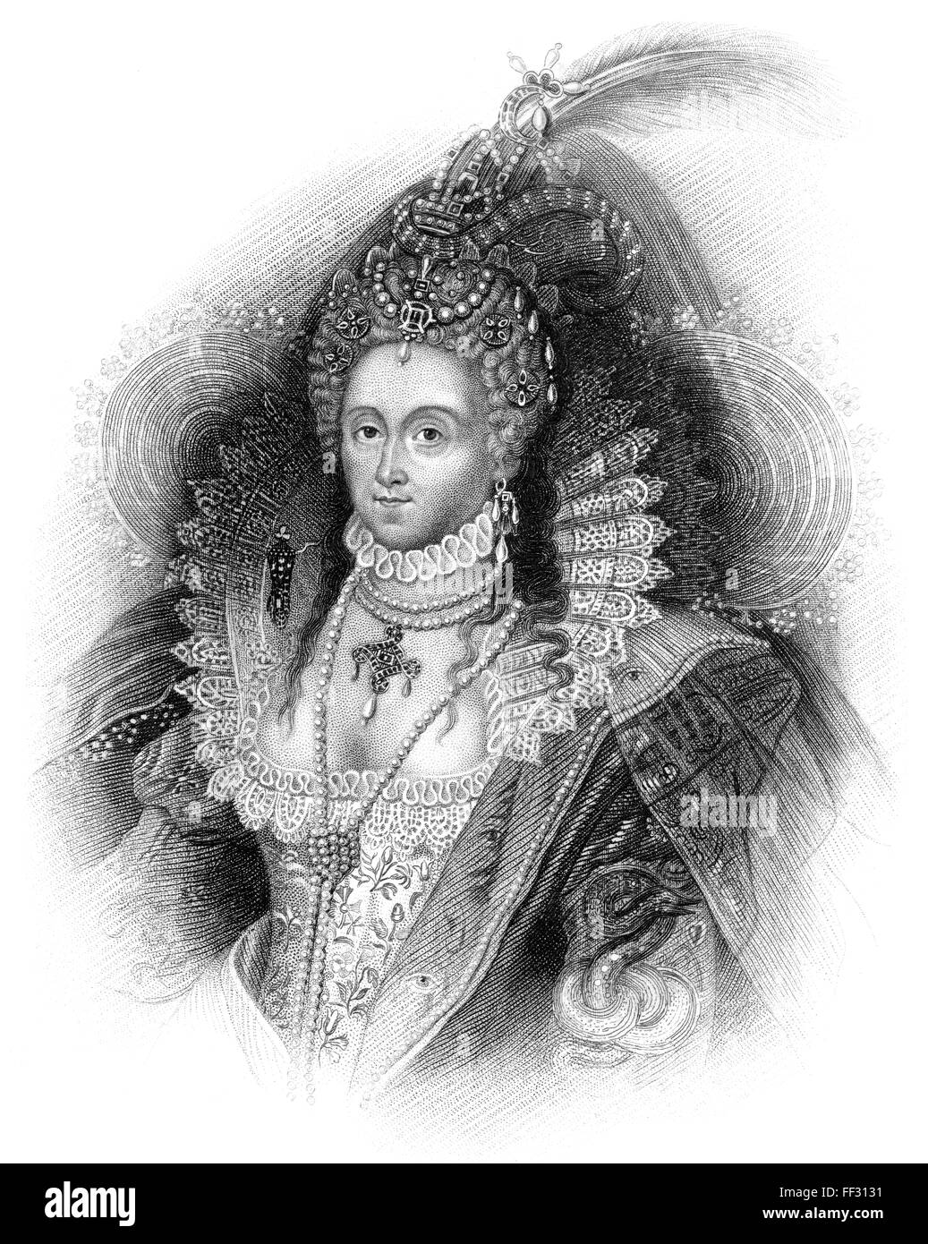 Elizabeth England 1533 1603 Queen England Cut Out Stock Images 