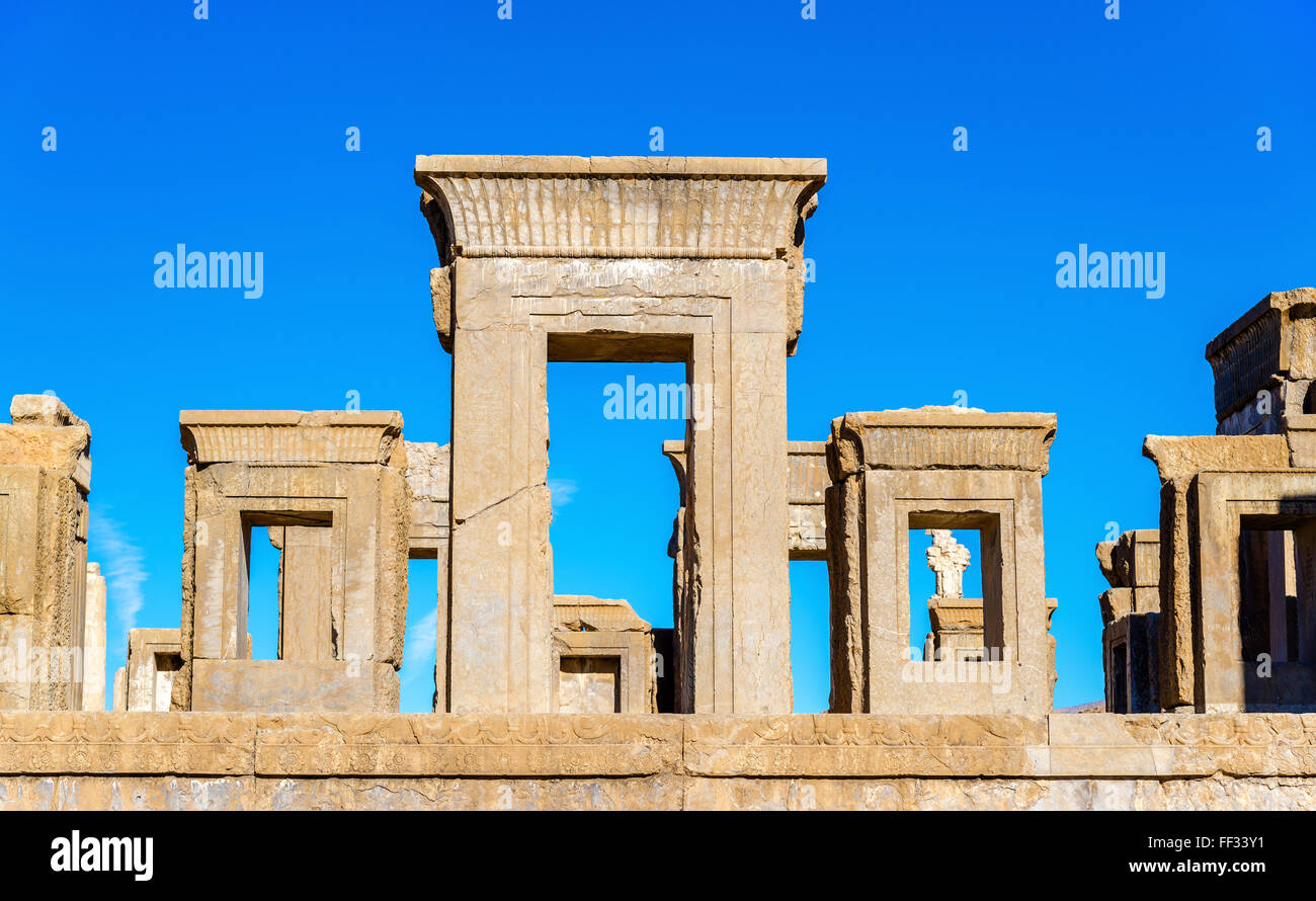 Tachara Palace of Darius at Persepolis, Iran Stock Photo - Alamy
