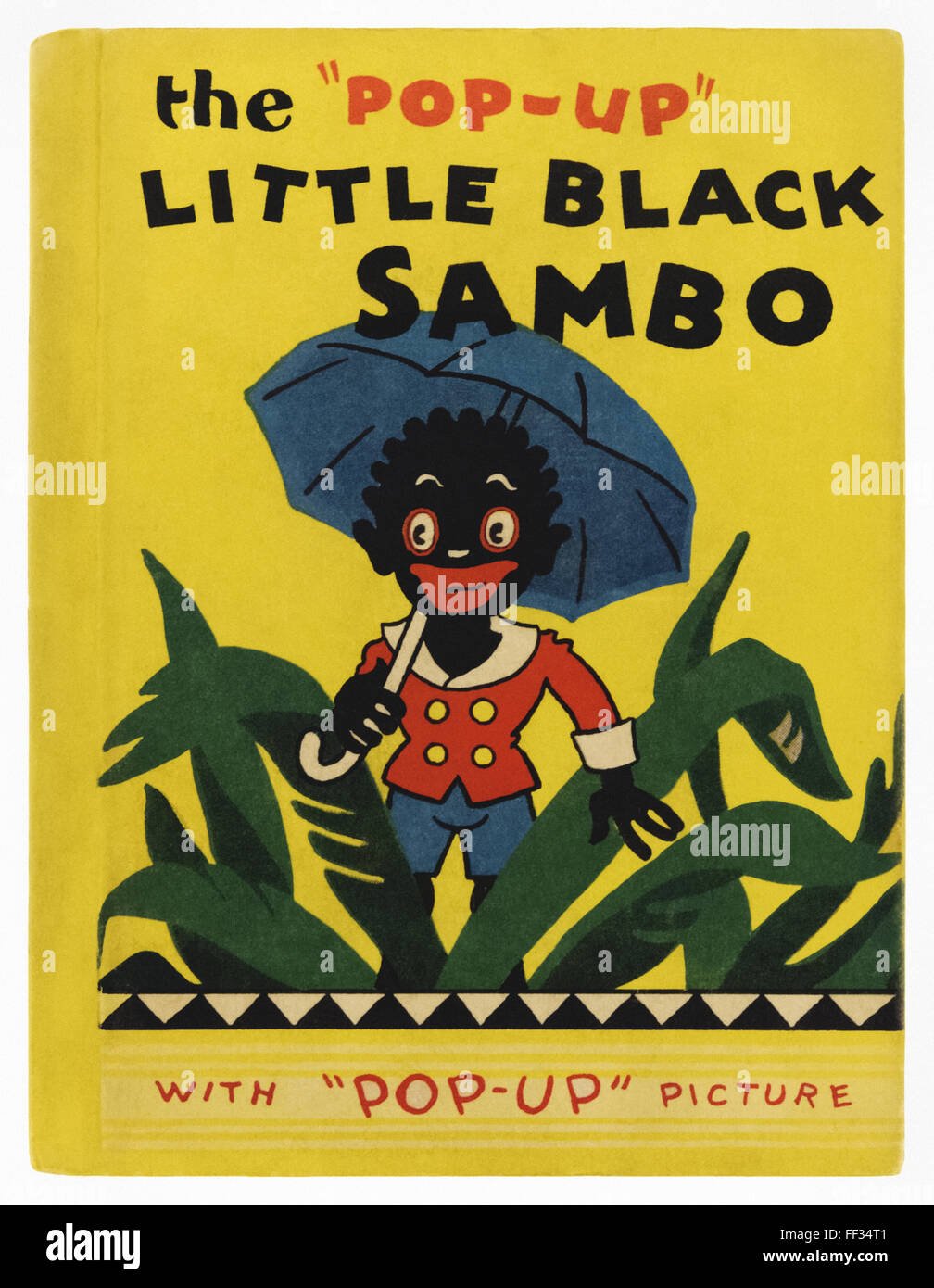 'The "Pop-Up" Little Black Sambo' based on 'The Story of Little Black Sambo' by Helen Bannerman. See description for more information. Stock Photo