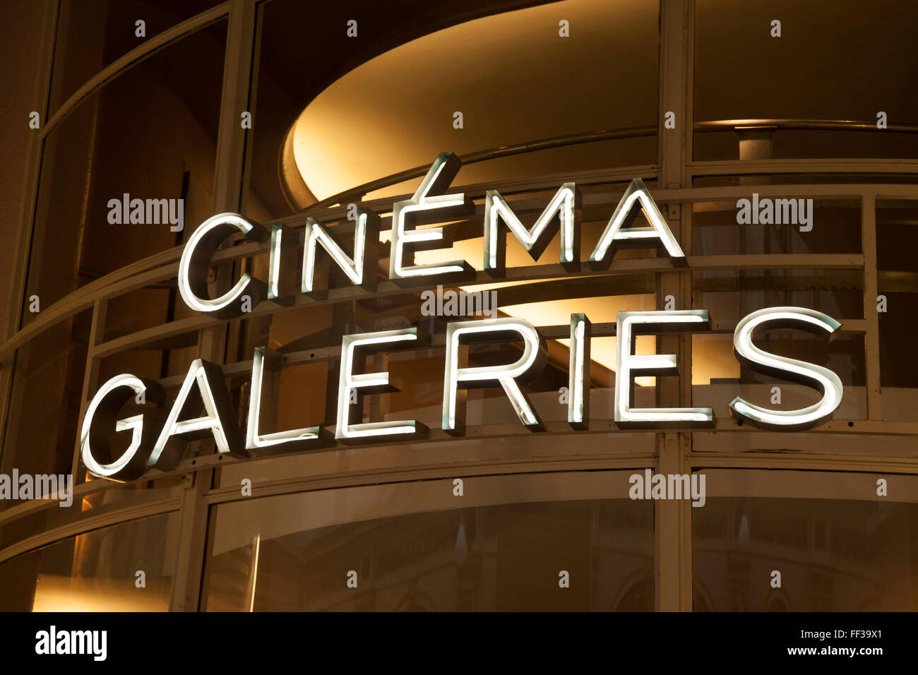 Cinéma galeries, brussels hi-res stock photography and images - Alamy