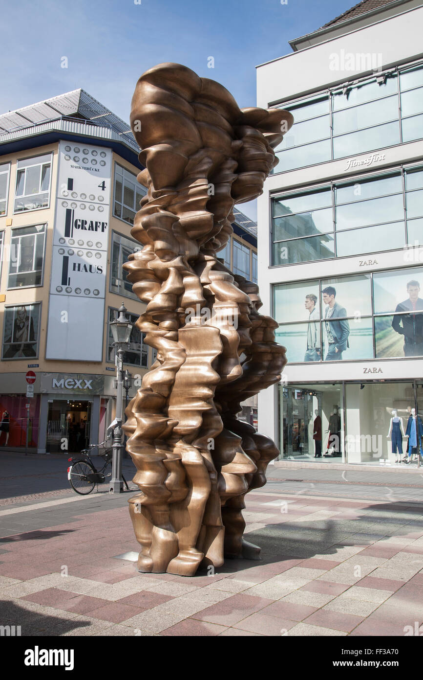 Mean Average Sculpture by Cragg in Remigiusplatz Square, Bonn, Germany