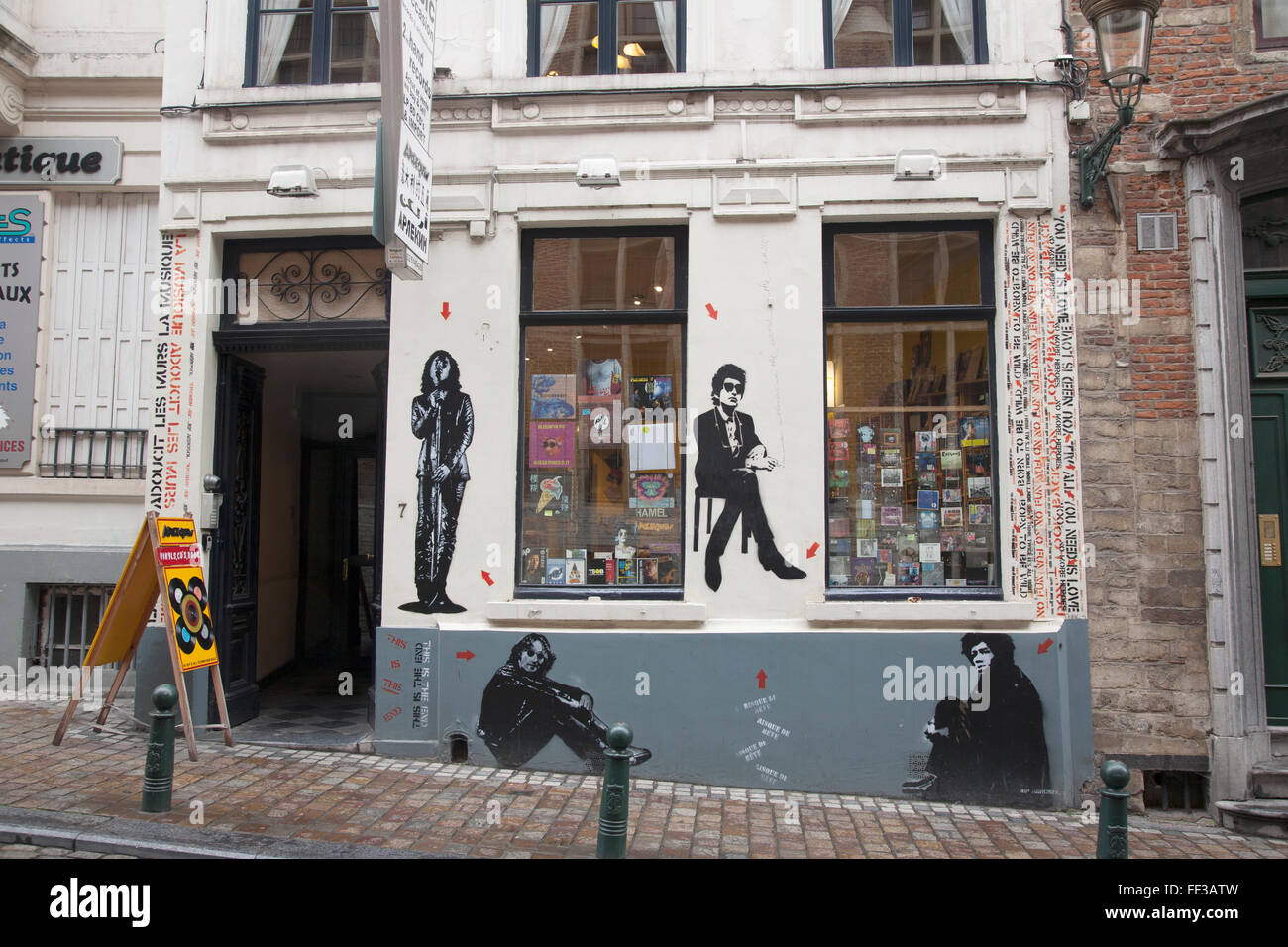 Arlequin Second Hand Record Shop, Brussels, Belgium Stock Photo Alamy