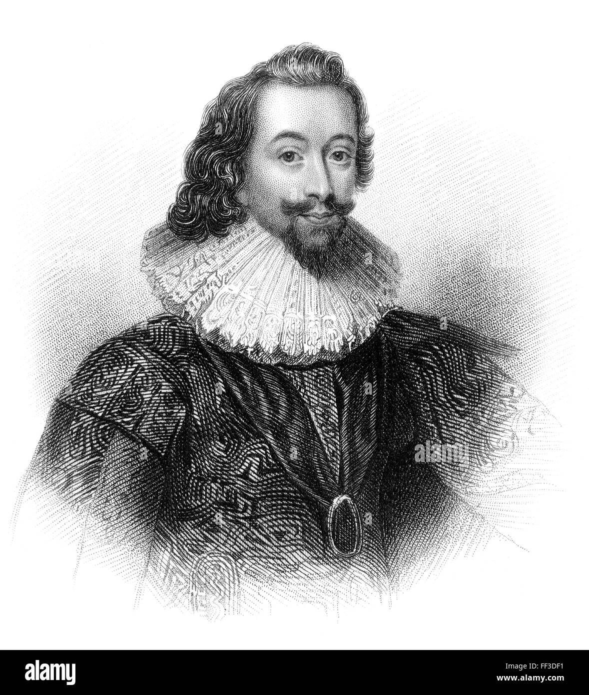 George Villiers, 1st Duke of Buckingham, 1592-1628, an English statesman Stock Photo