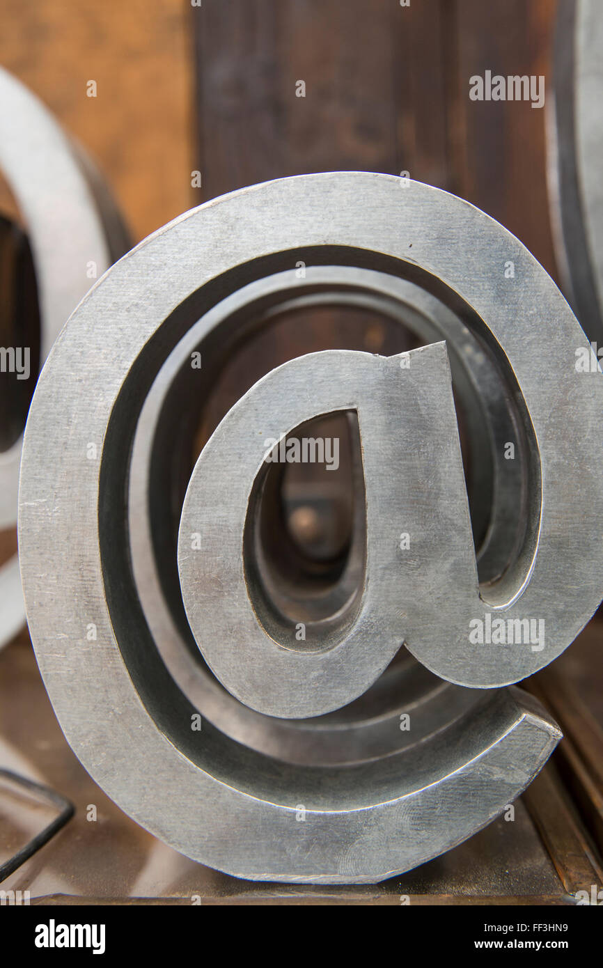 The ' symbol for computer communication Stock Photo - Alamy